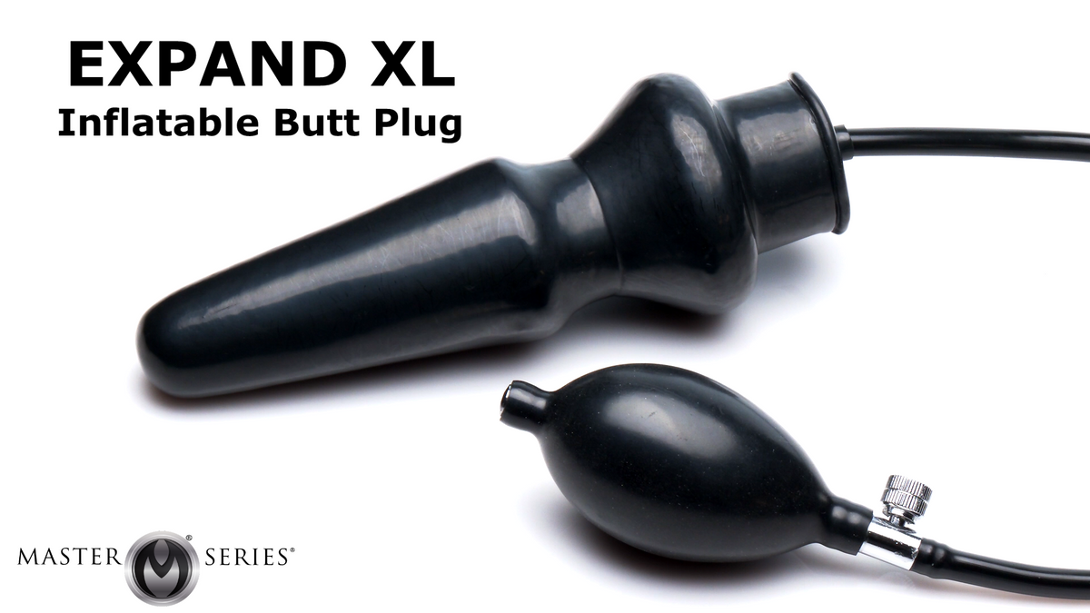Expand XL Inflatable Anal Plug - Video Expand XL Inflatable Anal Plug - Video