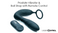 Silicone Prostate Vibrator and Cock Ring w/Remote Control