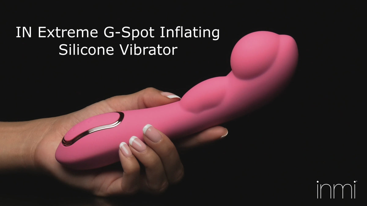 Extreme G Inflating G-Spot Silicone Vibrator Video