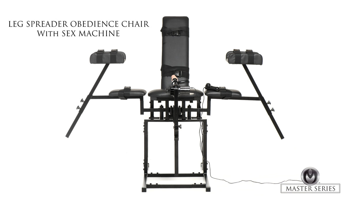 Leg Spreader Obedience Chair w/ Sex Machine Video