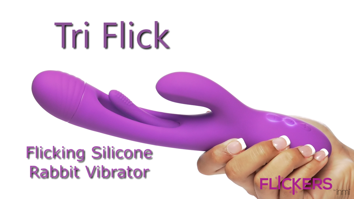 Tri Flick Silicone Flicking Rabbit Vibrator - Video Tri Flick Silicone Flicking Rabbit Vibrator - Video