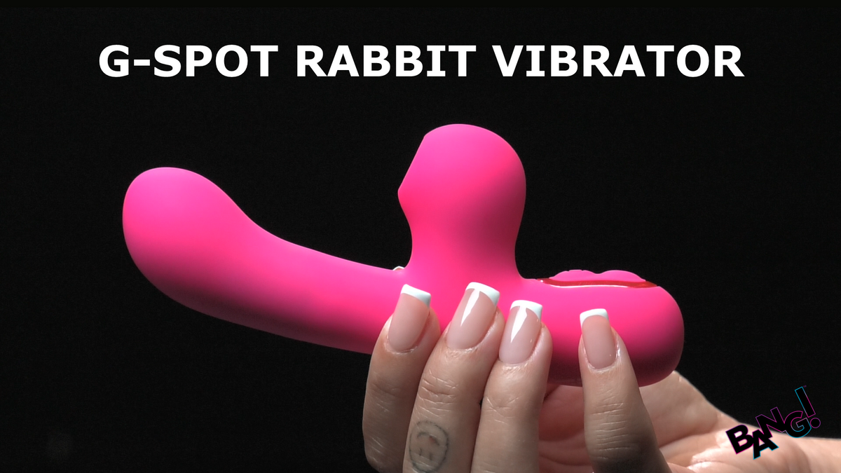 Mini Suction Silicone G-Spot Rabbit Vibrator - Video Mini Suction Silicone G-Spot Rabbit Vibrator - Video
