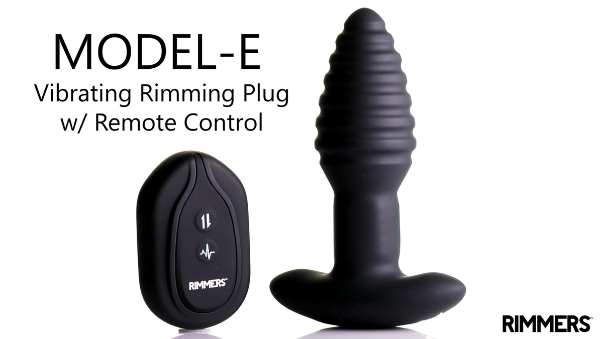 Model-E Vibrating Rimming Plug w/ Remote Control - Video Model-E Vibrating Rimming Plug w/ Remote Control - Video
