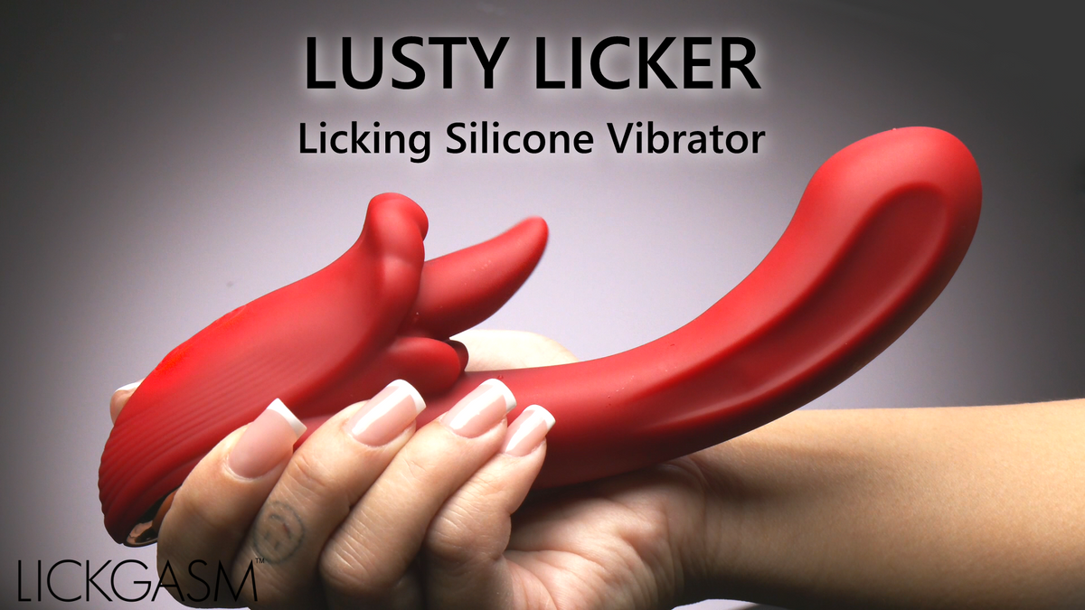 Lusty Licker Licking Silicone Vibrator - Video Lusty Licker Licking Silicone Vibrator - Video