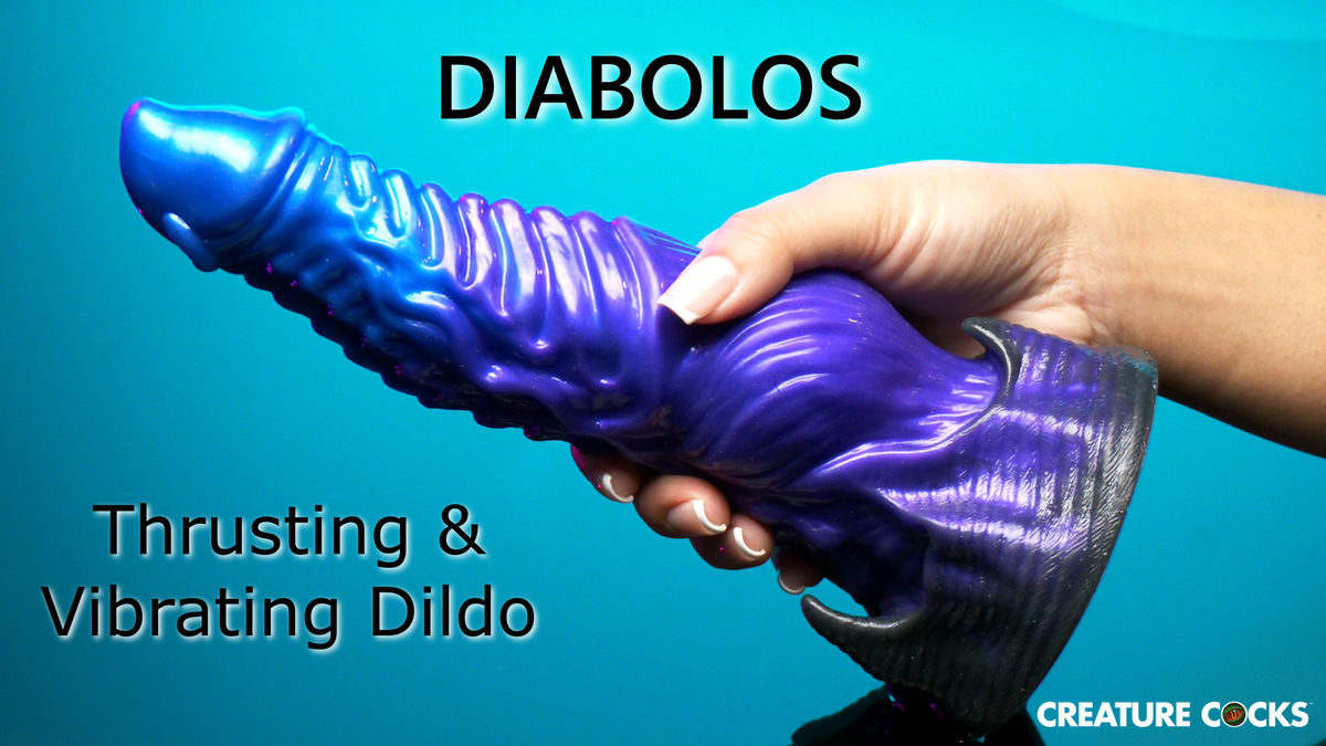 Diabolos Thrusting & Vibrating Dildo - Video Diabolos Thrusting & Vibrating Dildo - Video