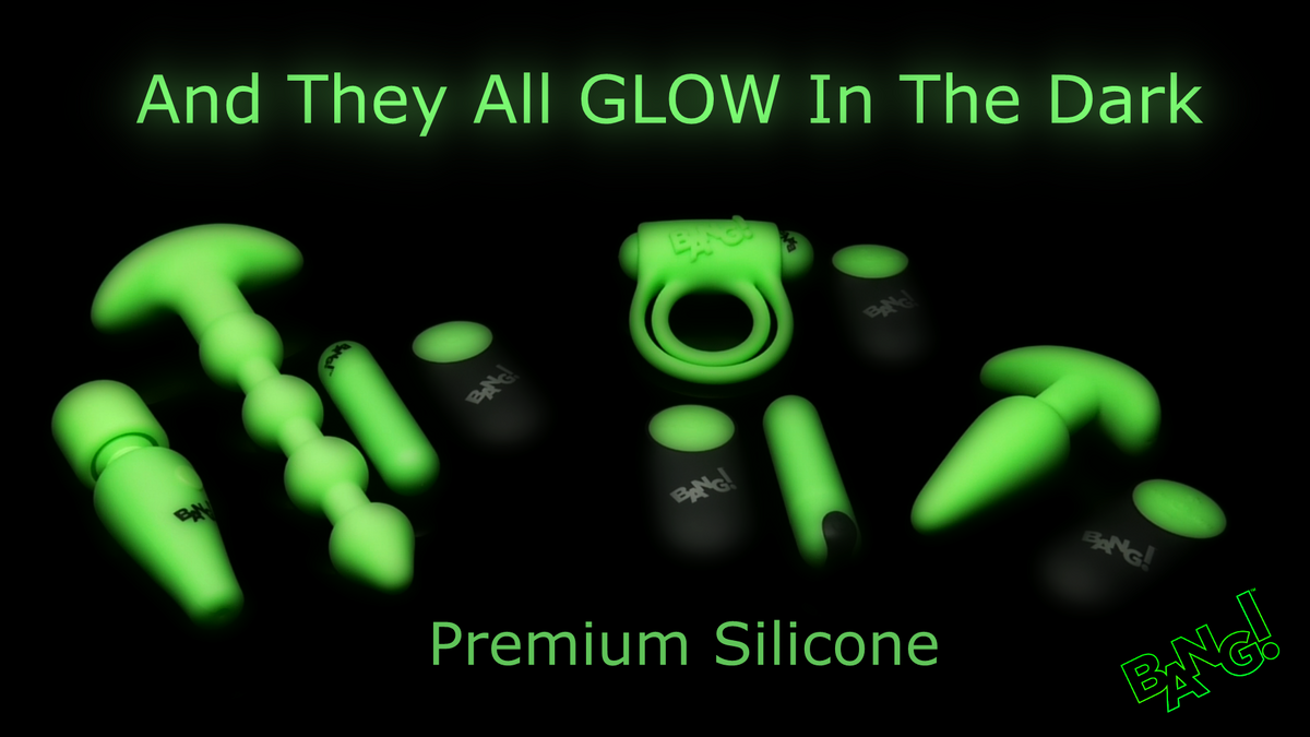 Glow-in-the-Dark Silicone Butt Plug - Video Glow-in-the-Dark Silicone Butt Plug - Video