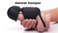 Helmet Humper Gyrating & Vibrating Silicone Masturbator