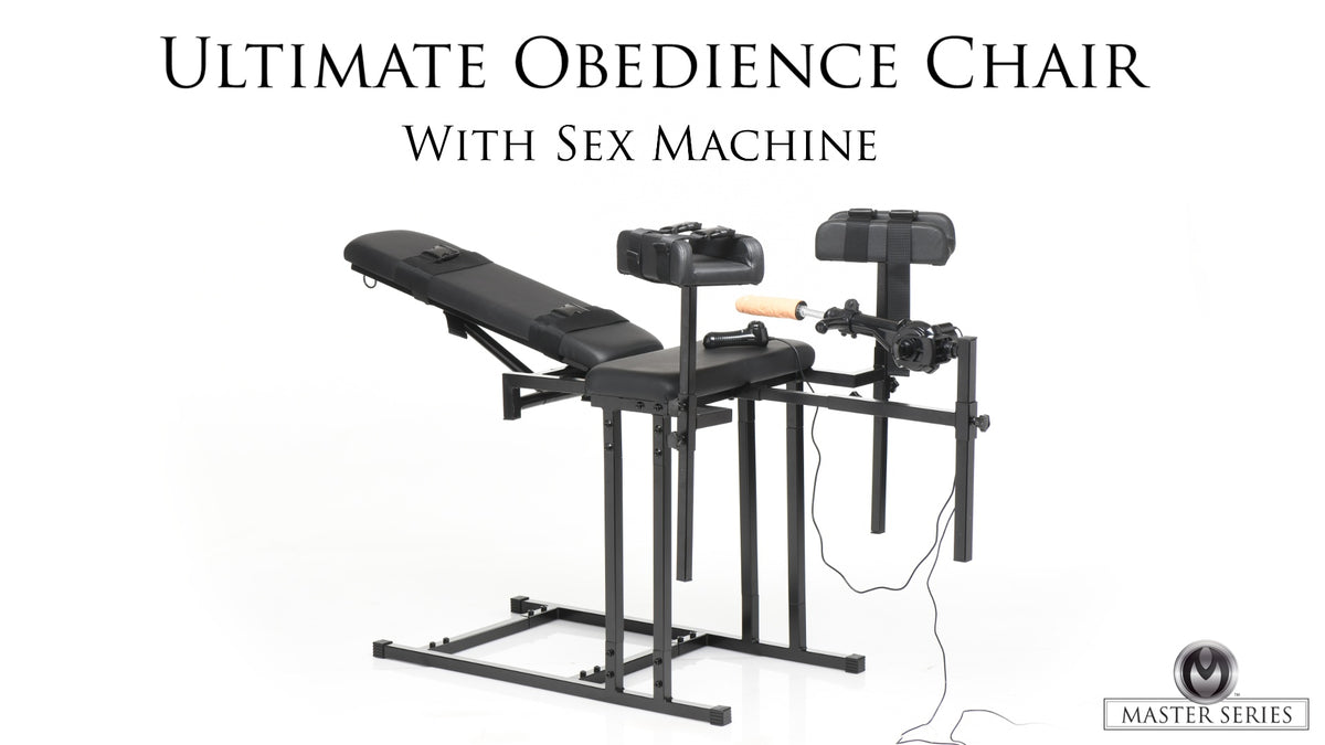 Ultimate Obedience Chair with Sex Machine - Video Ultimate Obedience Chair with Sex Machine - Video