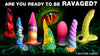 Glow-in-the-Dark Tentacle Silicone Dildo Video