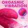 Rabbit clit stimulator on the flexible silicone vibrator