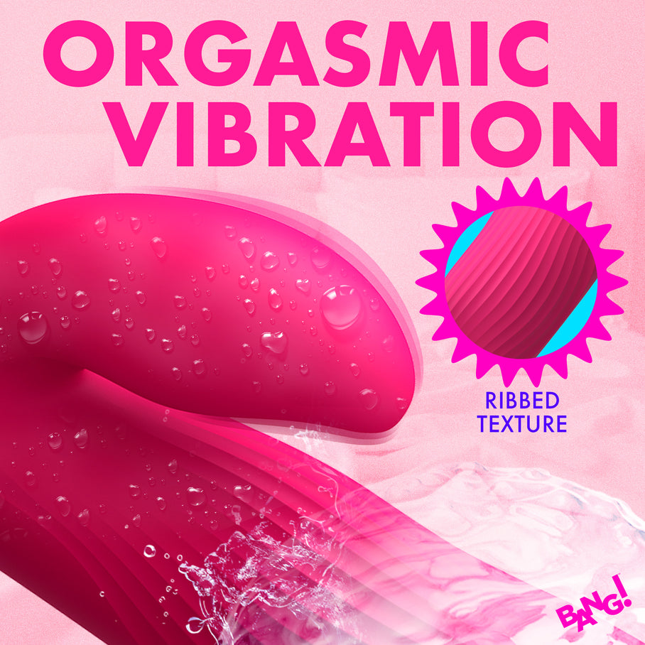 Rabbit clit stimulator on the flexible silicone vibrator
