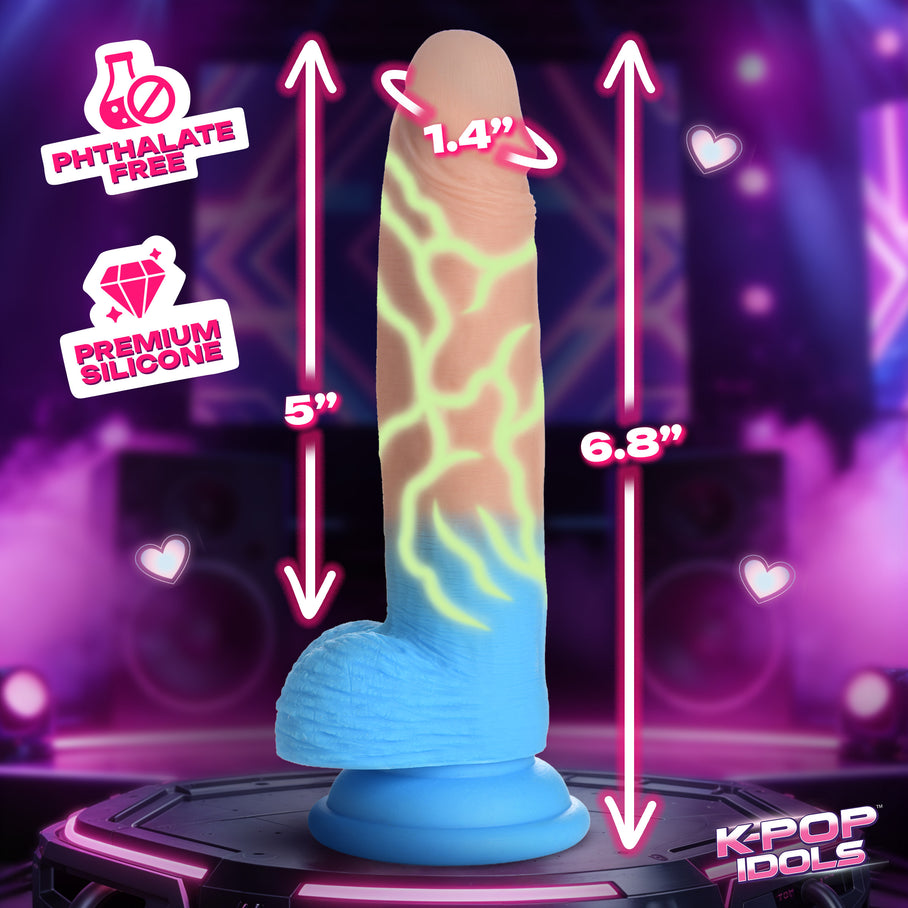 Measurements chart for the RION of X-POP dildo
