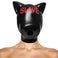 Pup ears on top of the slave Silicone Sensory Hood