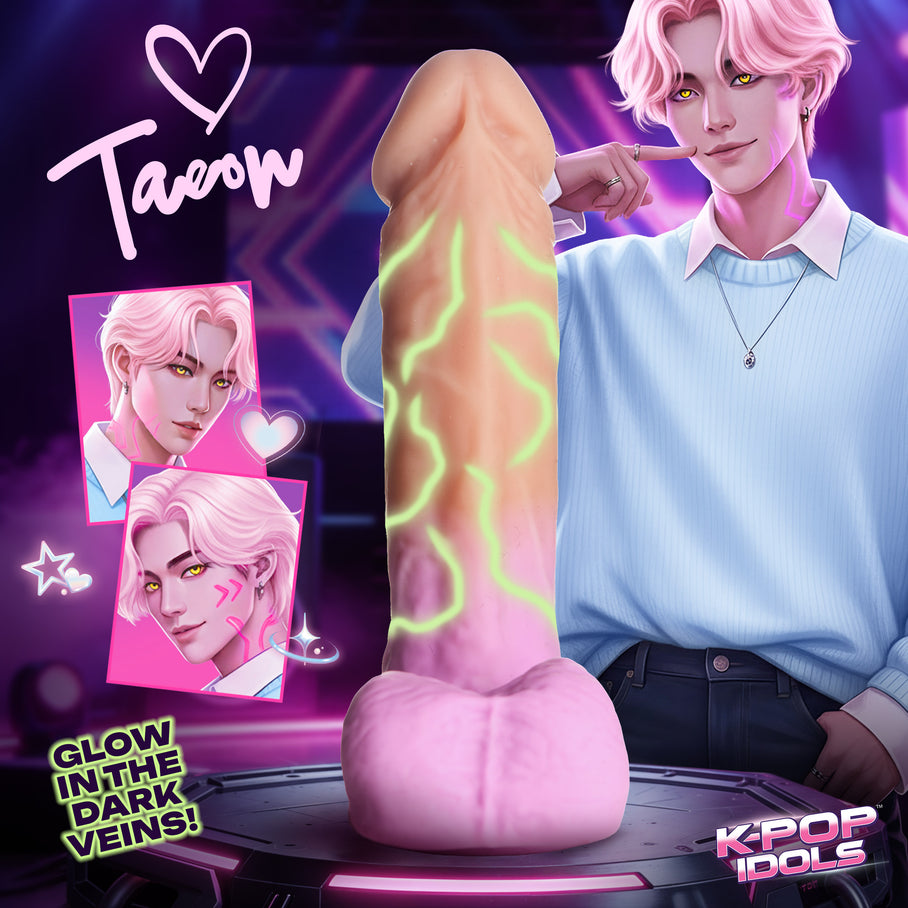  TAEON of X-POP silicone dildo in Idol Pink for body-safe solo pleasure