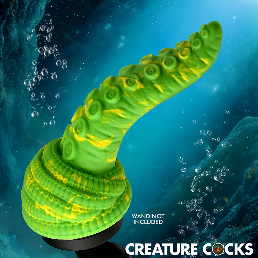 Tenta Head tentacle texture wand attachment for dual stimulation