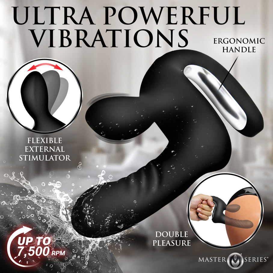 Double penetration option for couples on the Thrust Pounder