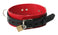 Strict Leather Red and Black Locking Collar