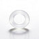 Close-up product view of the Universal Super-Stretch Cock Ring highlighting the soft clear material and thick stretchable construction for enhanced support and comfort