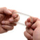 Universal Super-Stretch Cock Ring being stretched between two hands to showcase its elasticity, flexibility, and comfortable fit