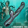 VIBROPUS dual motor rabbit vibrator in emerald for blended orgasms