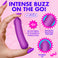 Wellness-friendly purple silicone bullet vibe with 4 speeds and 6 patterns