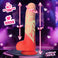 Measurements chart for the Zayen 7.3 inch silicone dildo