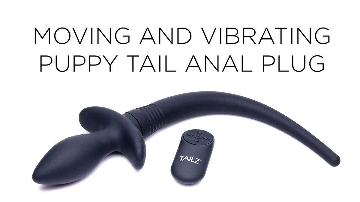 Remote Control Wagging and Vibrating Puppy Tail Anal Plug - Video Remote Control Wagging and Vibrating Puppy Tail Anal Plug - Video