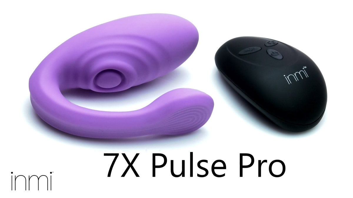 7X Pulse Pro Pulsating and Clit Stimulating Vibrator with Remote Control - Video 7X Pulse Pro Pulsating and Clit Stimulating Vibrator with Remote Control - Video