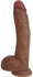Dark Bareskin Dildo with Balls