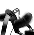 Power Pegger Black Silicone Vibrating Double Dildo with Harness