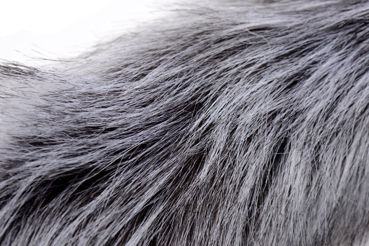 Grey Wolf Tail Anal Plug and Ears Set - Healthy & Active Grey Wolf Tail Anal Plug and Ears Set - Healthy & Active