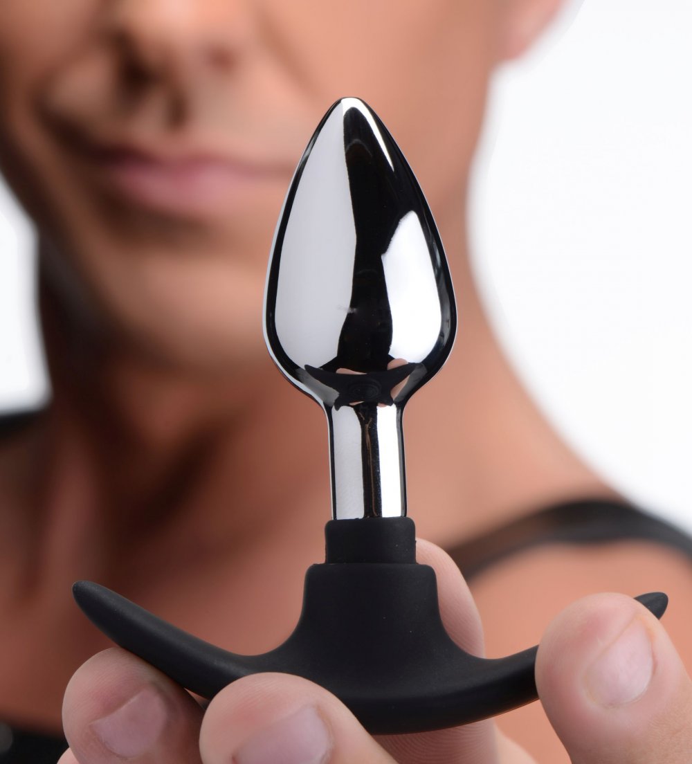 Dark Invader Metal and Silicone Anal Plug Healthy & Active Dark Invader Metal and Silicone Anal Plug Healthy & Active
