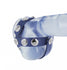 Blue Leather Cock & Ball Harness Image 1