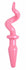 Pink Pig Tail Butt Plug Image 2