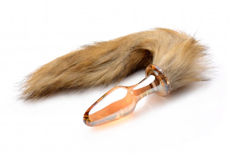 Fox Tail Glass Anal Plug Healthy & Active Fox Tail Glass Anal Plug Healthy & Active