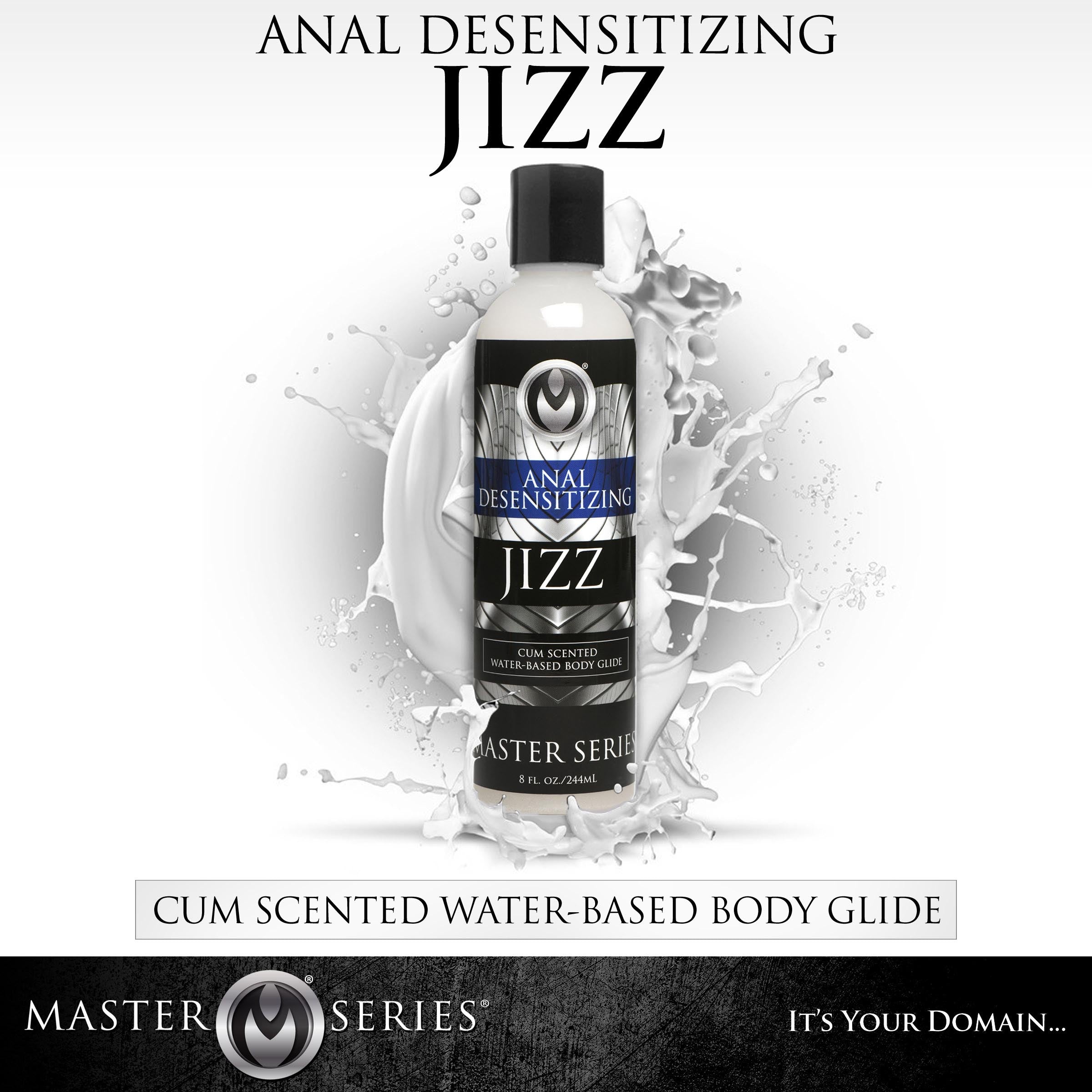 8.5oz Jizz Cum Scented Desensitizing Lube Healthy & Active 8.5oz Jizz Cum Scented Desensitizing Lube Healthy & Active