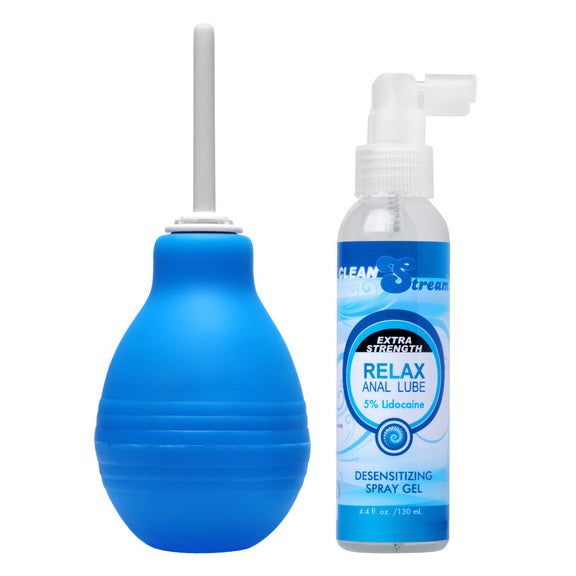 Anal Lube and Enema Bulb Kit Healthy & Active Anal Lube and Enema Bulb Kit Healthy & Active