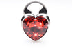 Scarlet Heart-Shaped Anal Plug