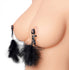 Black Feather Nipple Clamps Image 2