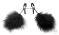 Black Feather Nipple Clamps