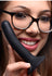Slender Black Silicone Strap-On Dildo Image 1
