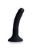Slender Black Silicone Strap-On Dildo Image 3