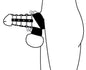 5 Ring Chastity Device with Cock and Ball Strap Image 1