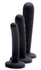 Black 3 Piece Silicone Strap-On Set Image 1