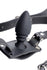 Male Cock Ring Harness with Silicone Anal Plug Image 2