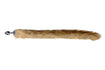 Brown Extra Long Mink Tail Metal Anal Plug Image 3