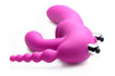 Regal Rider Vibrating Silicone Strapless Strap On Triple G Dildo