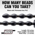 Hosed 1.5 inch Beaded Anal Snake