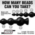 Hosed 19 inch Graduated Beaded Anal Snake