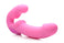 Urge Pink Silicone Strapless Strap On With Remote